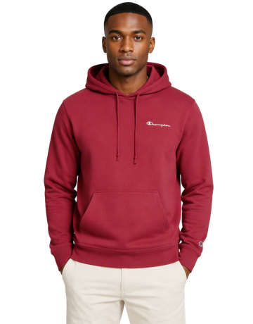 Sudadera Champion Icons Small Embroidered Logo Standar Fit "Burgundy"