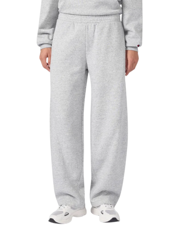Pantalón corte Ancho Mujer Champion Icons Barrel Leg Drawstrings "Medium Gray"