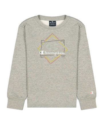 Champion Kids Athletic Long Sleeve Crewneck T-Shirt "Grey"