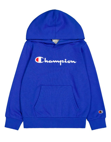 Champion Kids Big Logo Fleece Hoodie "Nautical Blue"