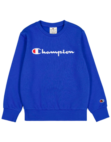 Champion Kids Big Logo Fleece Sweatshirt "Blue"