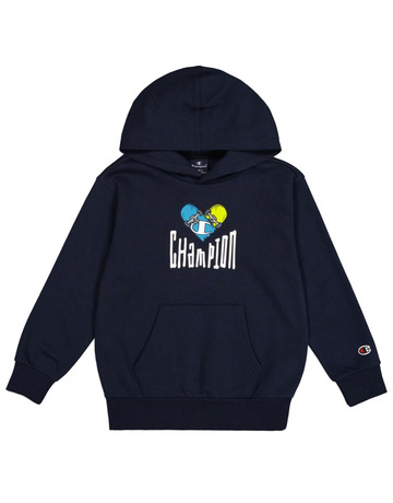 Champion Kids Graphic Fleece Hoodie "Dark Blue"