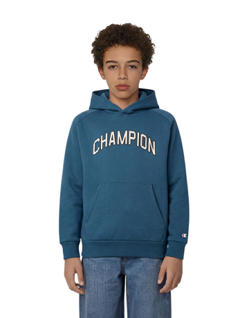 Sudadera con Capucha Niño/Niña Champion Kids Graphic Logo Main Street Fleece "Dark Ocean Blue"