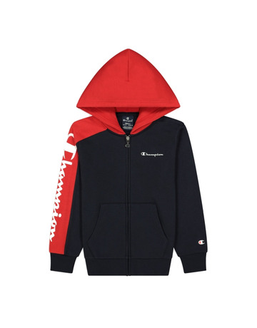 Champion Kids Legacy Hooded Full Zip Swearshirt "Navy"