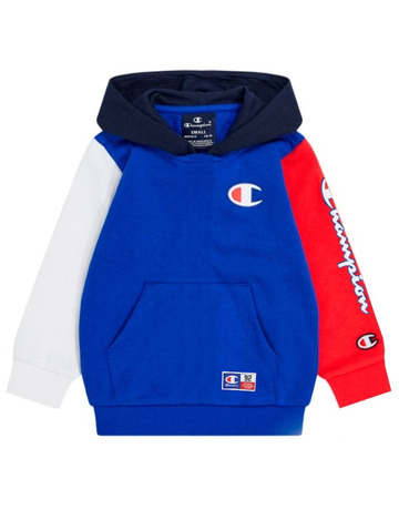 Champion Kids Sport Lifestyle Basketball Hooded Logo C "Blue"