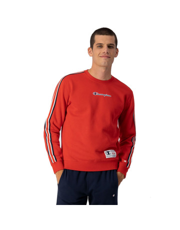 Champion Legacy Basketball Contrast Details Fleece Sweatshirt "Red"