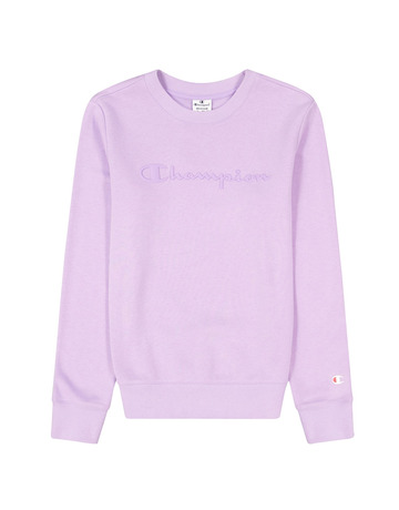 Champion Legacy Big Logo Crewneck Sweatshirt "Pastel Lilac"