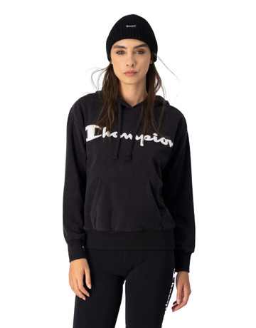 Champion Legacy Boxy Fleece Hoodie "Black"