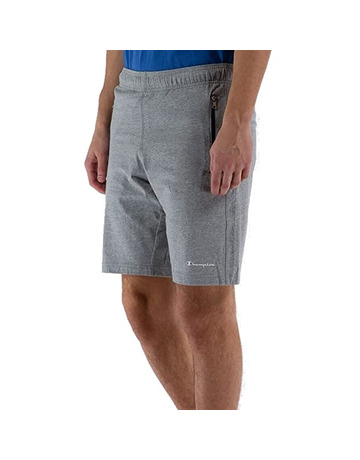 Champion Legacy Cotton Zip Pocket Script Logo Short "Grey"