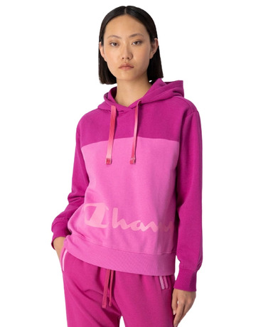 Champion Legacy Hooded Sweatshirt with Colorful Details "Pink"