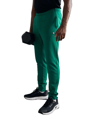 Champion Legacy Icon Rib Cuff Pants C Logo "Dark Green"