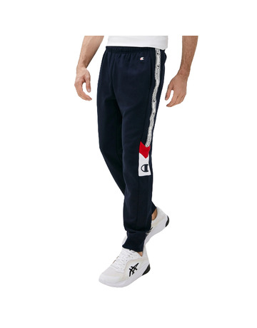 Champion Legacy Jacquard Tape Insert Stripe Joggers "Navy"