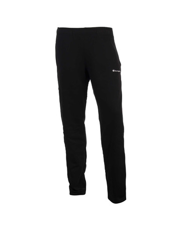 Champion Legacy Mini Scrip Logo Straight Hem Pants "Black"