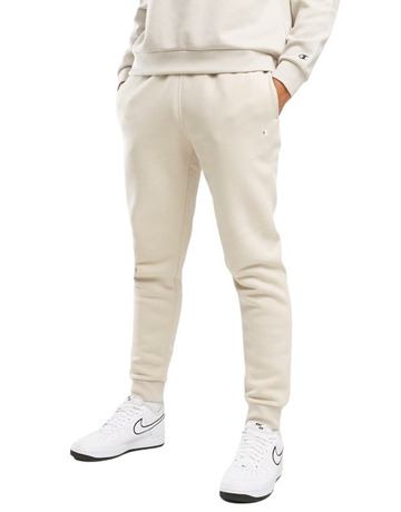 Champion Legacy Regular Fit Logo C Rib Cuff Pants "Beige"