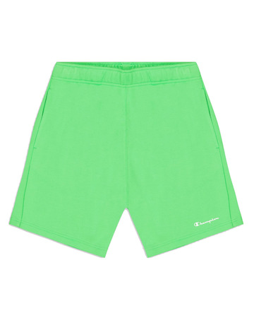 Champion Legacy Script Logo Power Blend French Terry Bermuda "Lime Green"