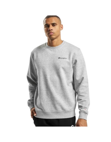 Champion Legacy Small Script Logo Crewneck Sweatshirt "Light Grey"
