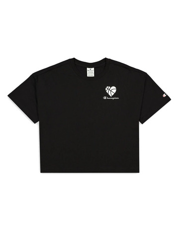Champion Legacy Wm´s Logo Love Crewneck Tee "Black"