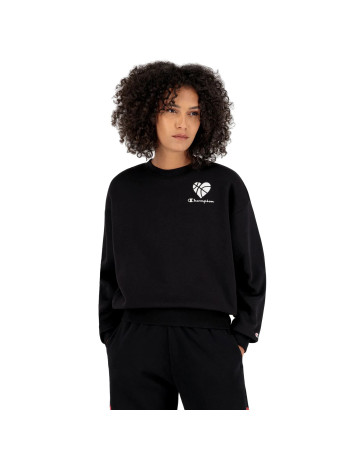 Champion Legacy Wm´s Myla Logo Love Sweatshirt "Black"