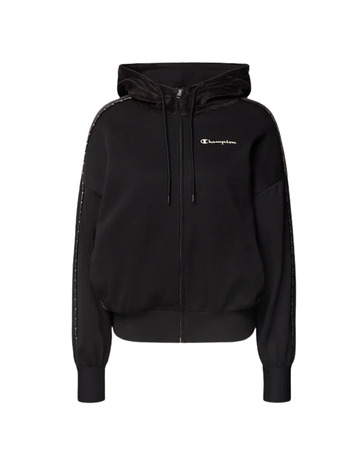 Champion Legacy Wmns Sport Hooded full zip Sweatshirt "Black"