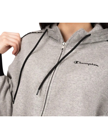 Champion Legacy Wmns Sport Hooded full zip Sweatshirt "Grey"