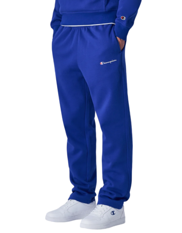 Champion Logo Straight Leg Fleece Joggers "Blue"