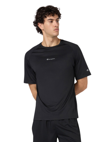 Camiseta Deportiva Champion para Hombre Quick Dry "Black"