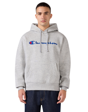 Sudadera Champion con capucha de felpa para hombre corte relajado “Gray”