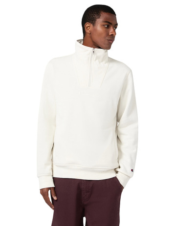 Sudadera con Media Cremallera Champion Icons Men’s Half Zip Fleece "Cream"