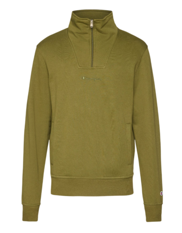 Sudadera con Media Cremallera Champion Icons Men’s Half Zip Fleece  "Green"