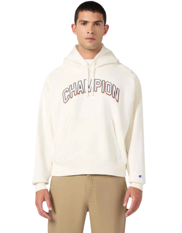 Sudadera Champion Interior Afelpado Main Street Embroidered Arched Logo "Cream"