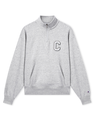 Sudadera Champion Con Cremallera Media Con Interior Afelpado Main Street "Gray"