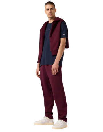 Champion MEN’S STRAIGHT HEM FLEECE PANTS ICONS "BURGUNDY"