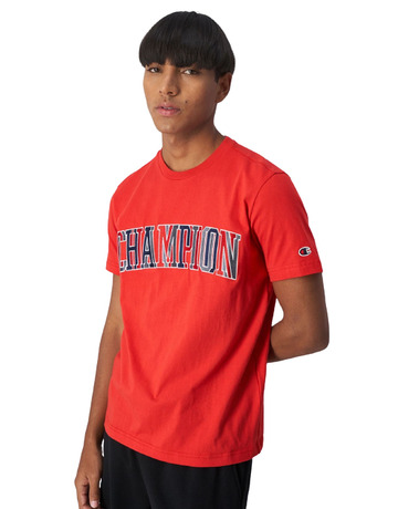 Champion Rochester Multicolour Bookstore Cotton T-Shirt "Red"