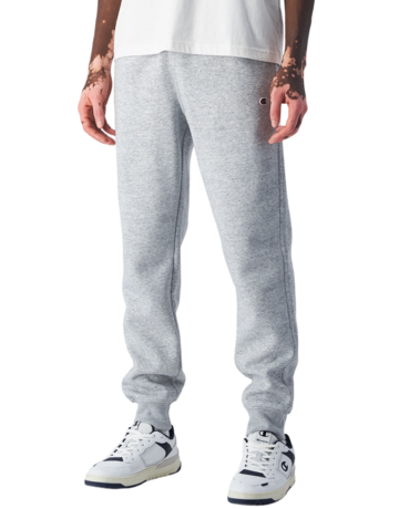 Champion Ribbed Cuffs Fleece Slim Fit Joggers "Light Grey"