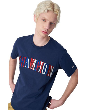 Champion Rochester Bookstore Multicolour Cotton T-Shirt "Navy"
