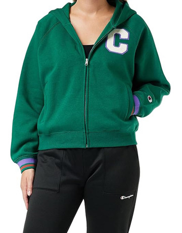 Champion Rochester Wms Bookstore Heavy Fleece FZ Jacket "Forest Green"