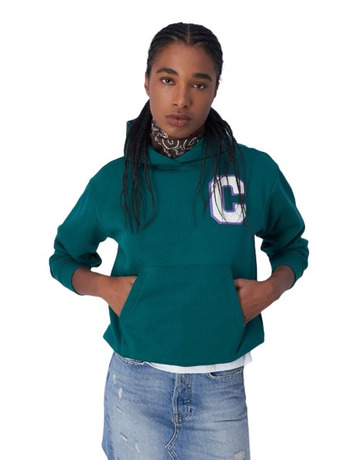 Champion Rochester Wms Bookstore Heavy Fleece Hoodie "Forest Green"