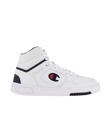 Champion Rochester Z80 Leather Mid Trainers "White"