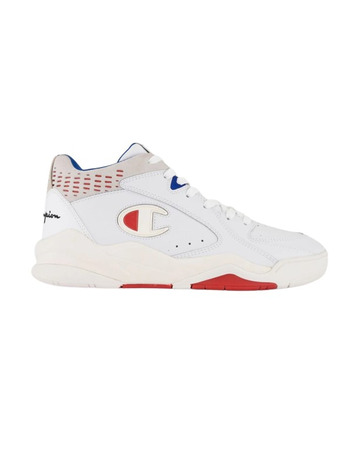Champion Rochester Z90 Leather Mid Trainers "White-Off-White"