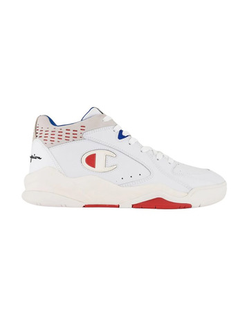 Champion Rochester Z90 Leather Mid Trainers "White-Off-White"