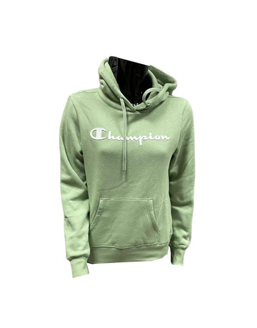 Champion Wn´s Legacy Script Logo Polar Fleece Hoodie "Light green"