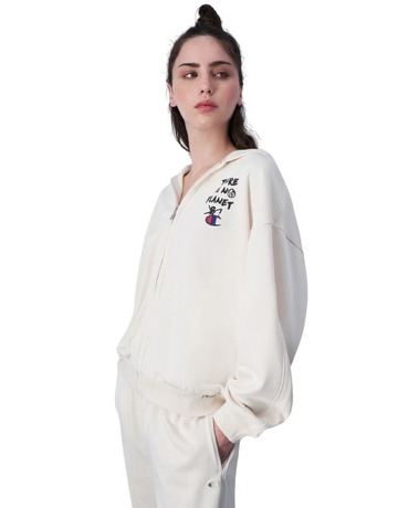 Champion Woman´s Rochester Future Care Full-Zip Hoodie "Cream"