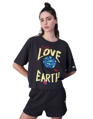 Champion Woman´s Rochester Future Care Crop Top "Lead Gray"