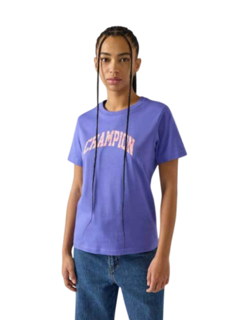 Camiseta Champion Mujer Graphic Logo  "Purple"