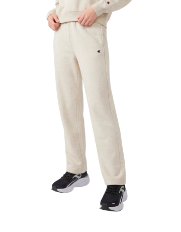 Pantalón recto ligero mujer Champion Icons "Cream"