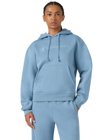 Sudadera Mujer Champion Maxi Logo Hooded Sweatshirt "Steel Blue"