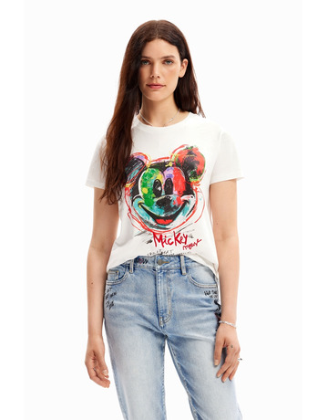 Desigual Arty Mickey Mouse T-shirt "White"