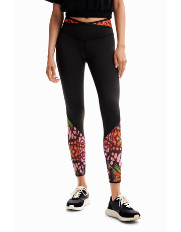 Desigual Butterfly Sport Leggings "Black"