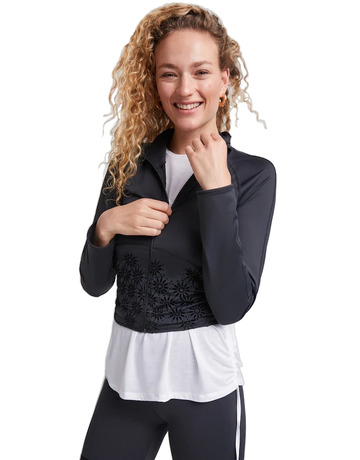 Añadir a la cesta Desigual Flocked Flower Runner Jacket Desigual Flocked Flower Runner Jacket