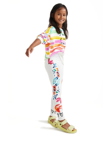 Desigual Girls Floral Leggings